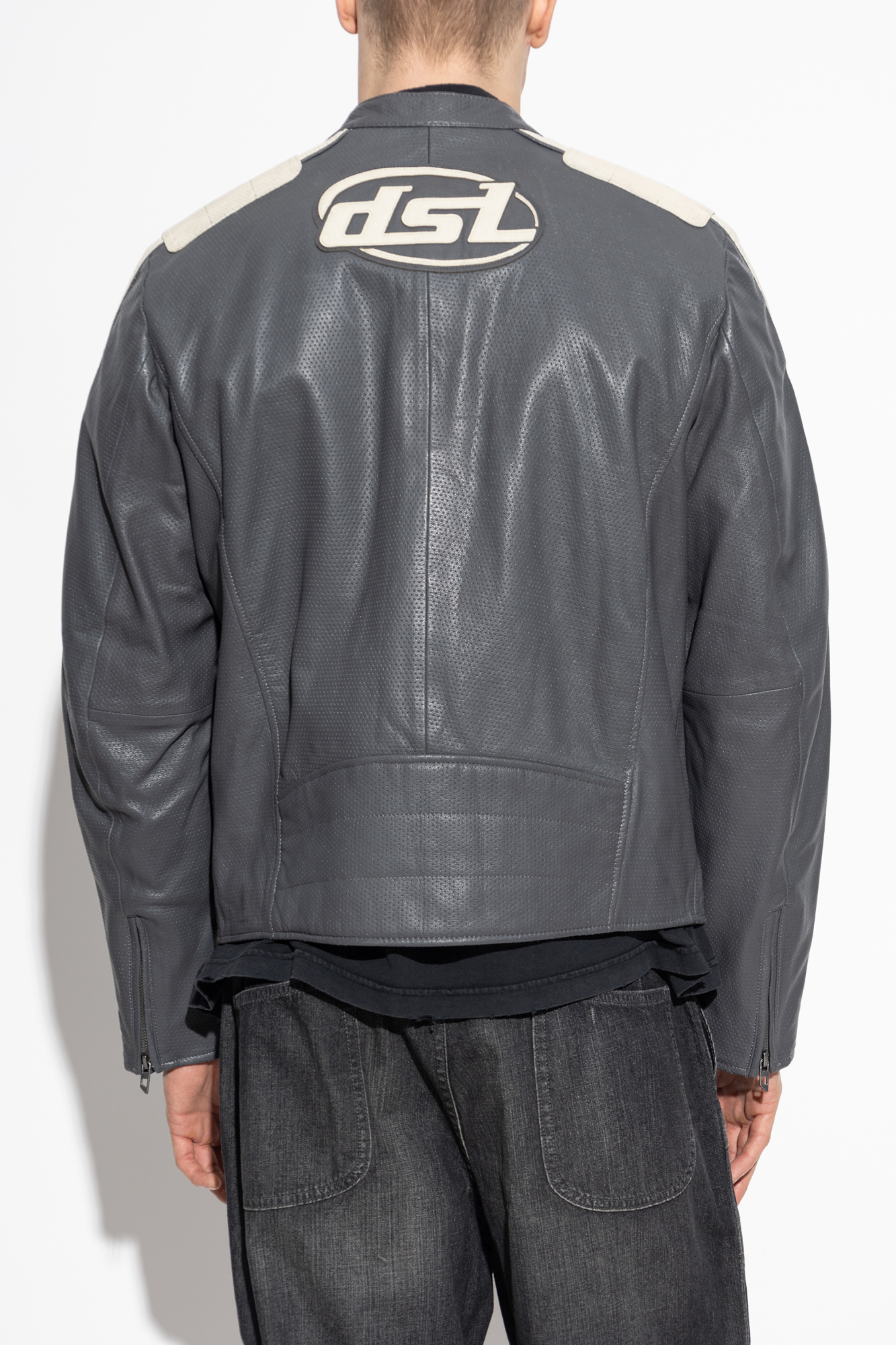 Diesel Leather jacket L-POP | Men's Clothing | Vitkac Diesel Leather jacket L-POP | Men's Clothing | Vitkac
